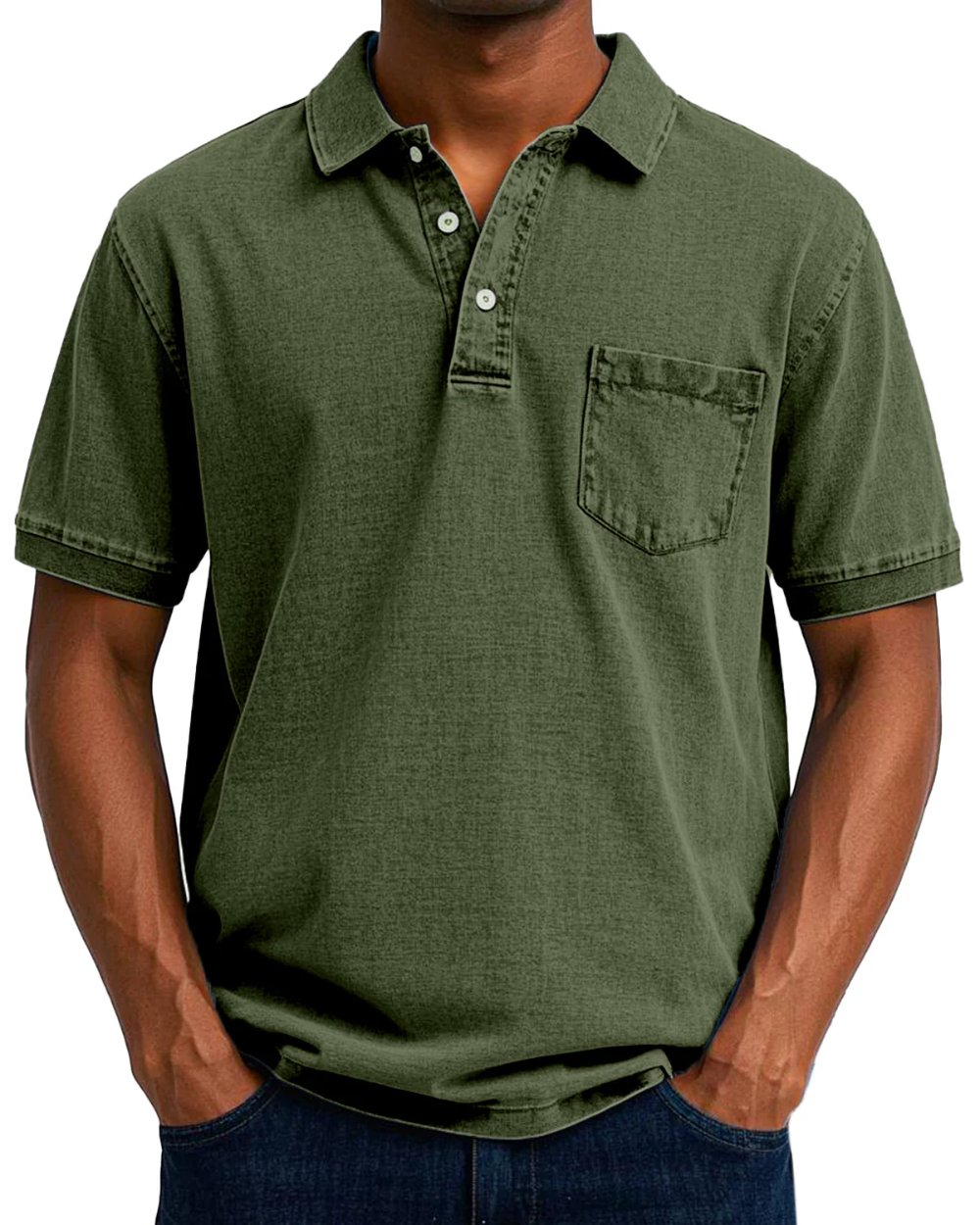 Vintage-Herren-Polo