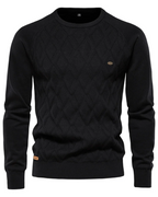 Herren-Pullover mit Karomuster V2