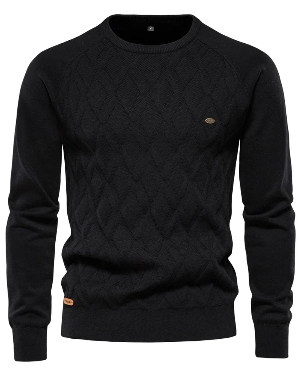 Herren-Pullover mit Karomuster V2