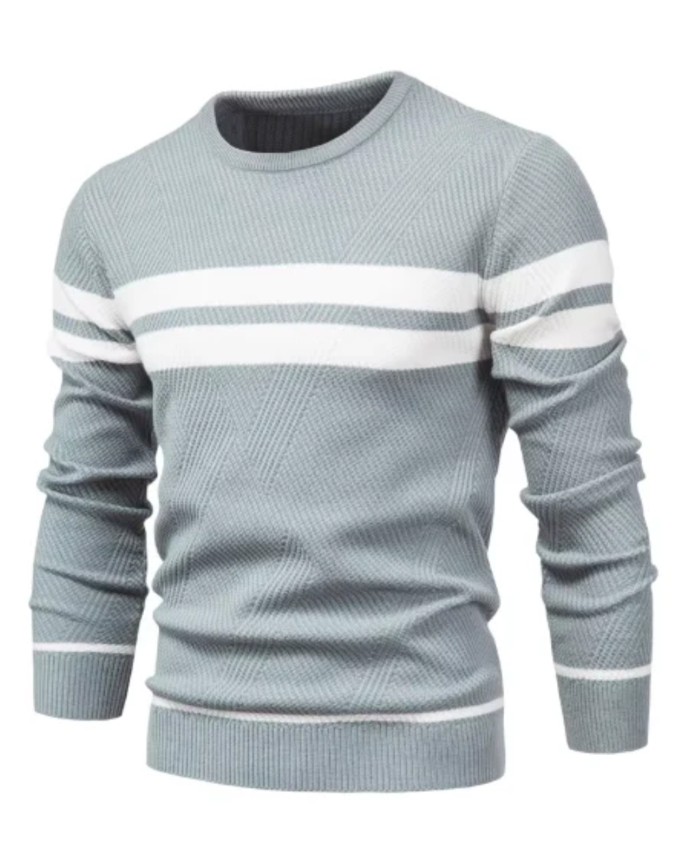 Stilvoller Herren-Pullover mit Streifen
