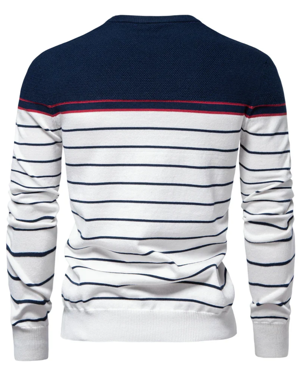 Herren-Pullover mit Streifenmuster