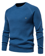 Herren-Pullover mit Gittermuster