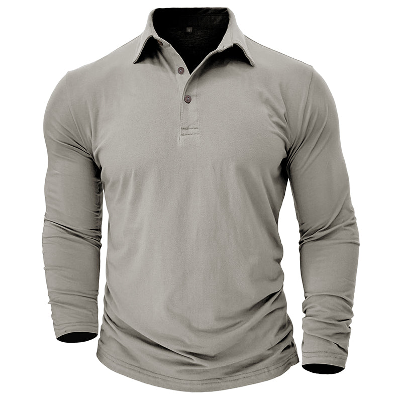 Modernes Langarm-Polo