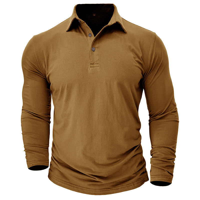 Modernes Langarm-Polo