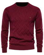 Herren-Pullover mit Karomuster V2