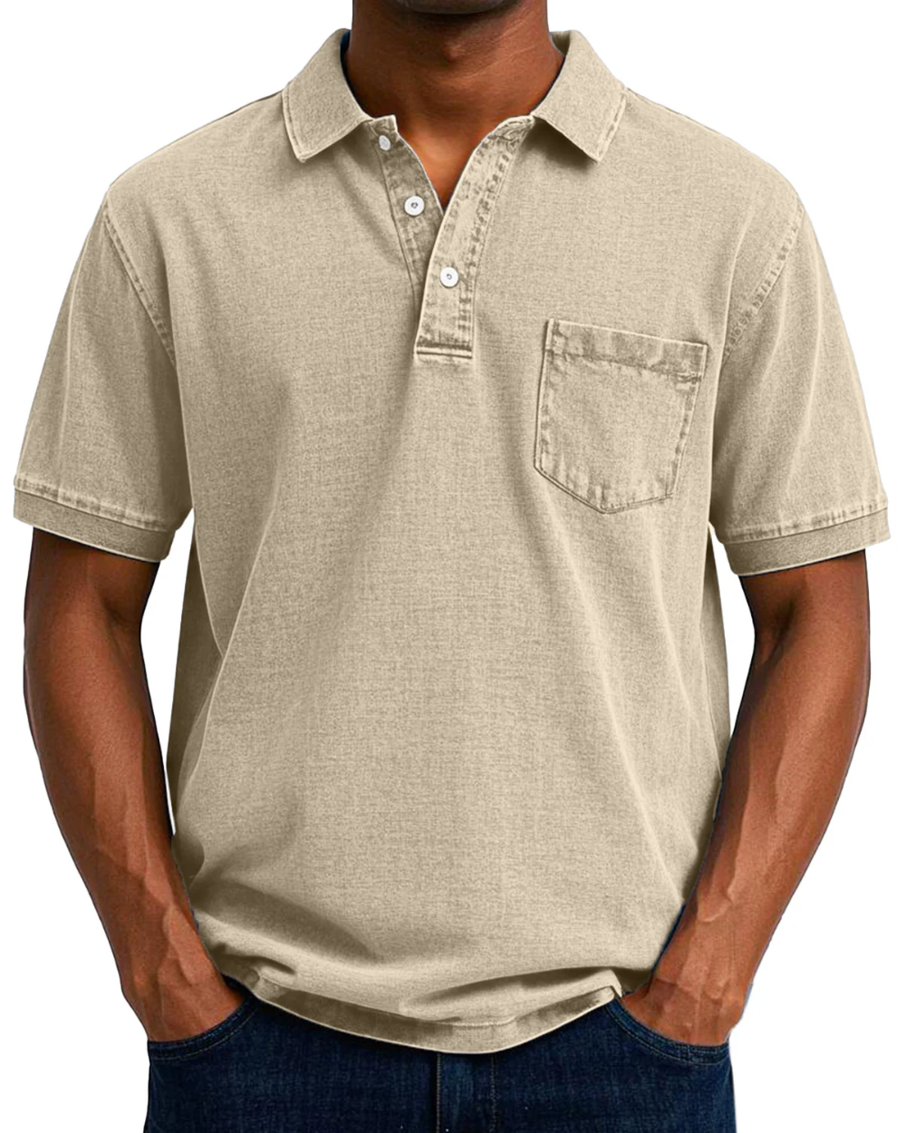 Vintage-Herren-Polo