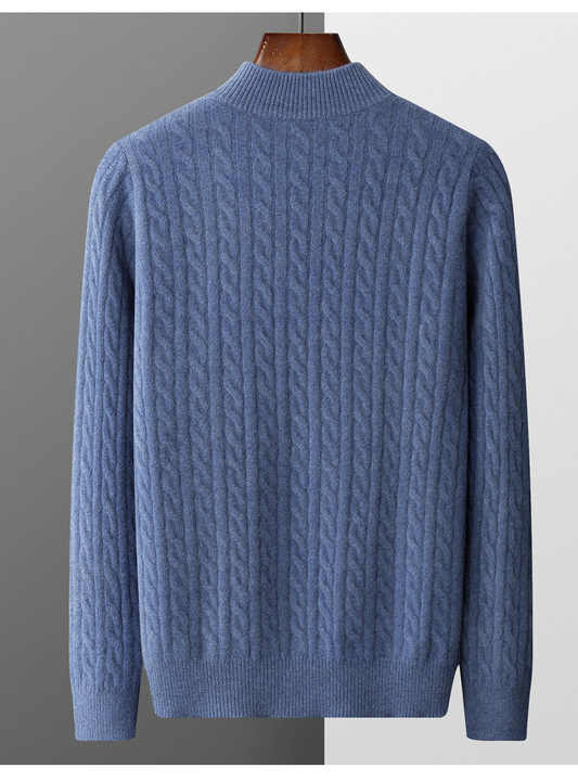 Deneb Gewebter Kaschmir-Half-Zip