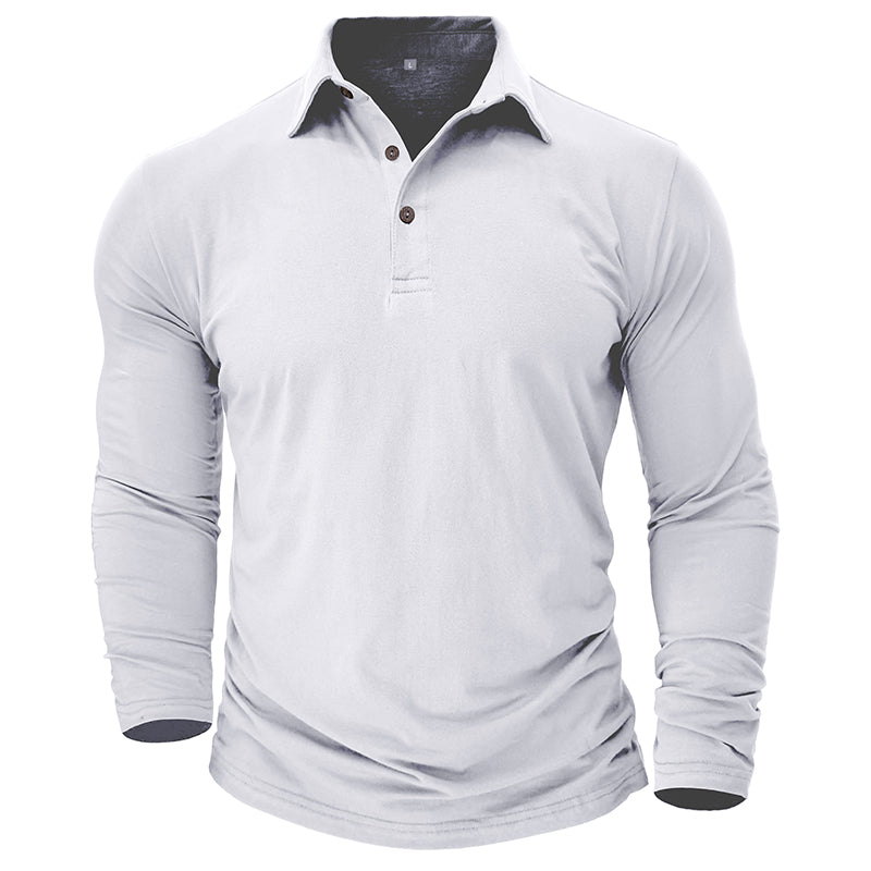 Modernes Langarm-Polo