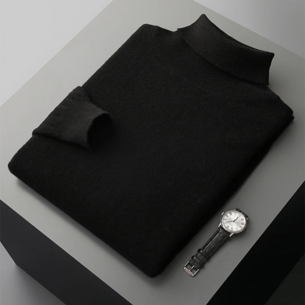 Cagliari Merino-Wolle-Rollkragenpullover