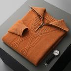 Taranto Merino-Wolle-Zip-Pullover