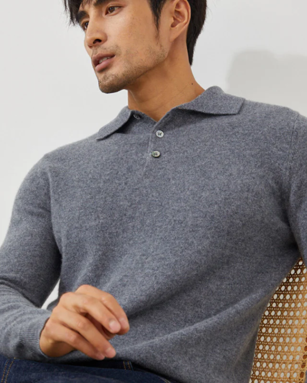 Ponza Kaschmir-Polo-Pullover