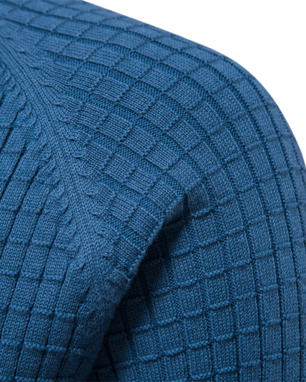 Herren-Pullover mit Gittermuster