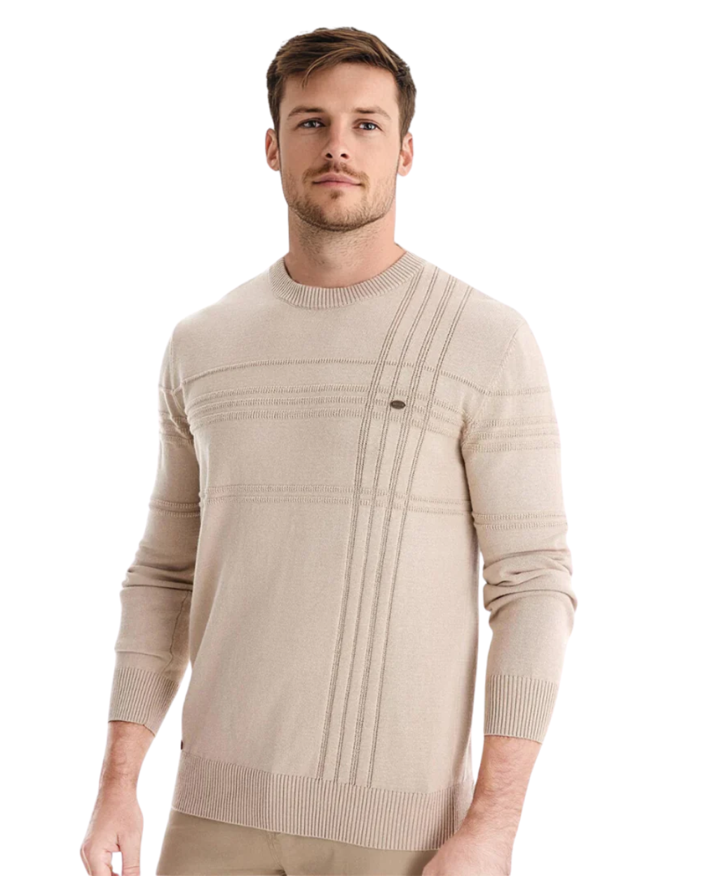 Herren-Pullover mit Karomuster