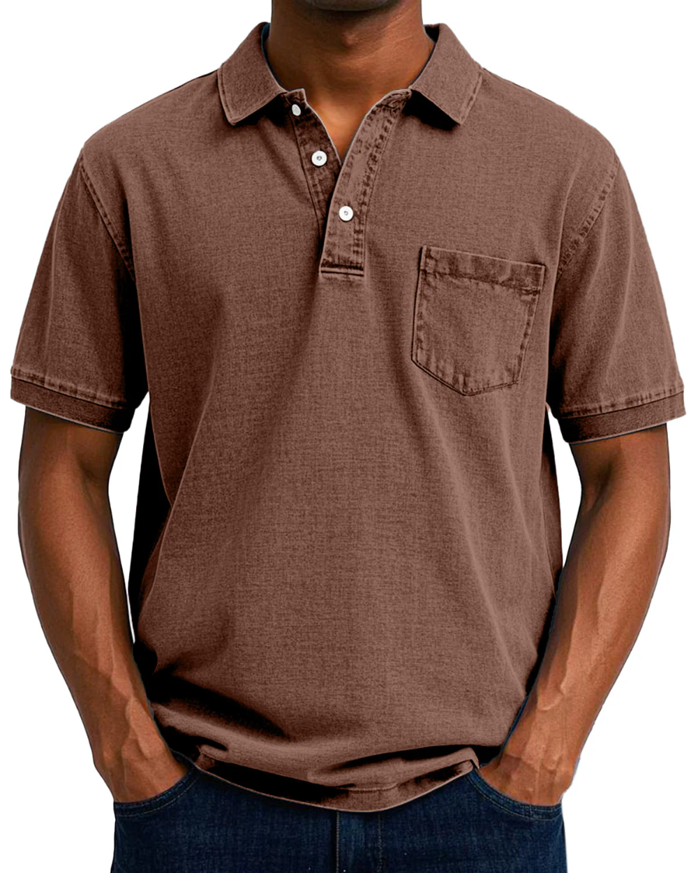 Vintage-Herren-Polo