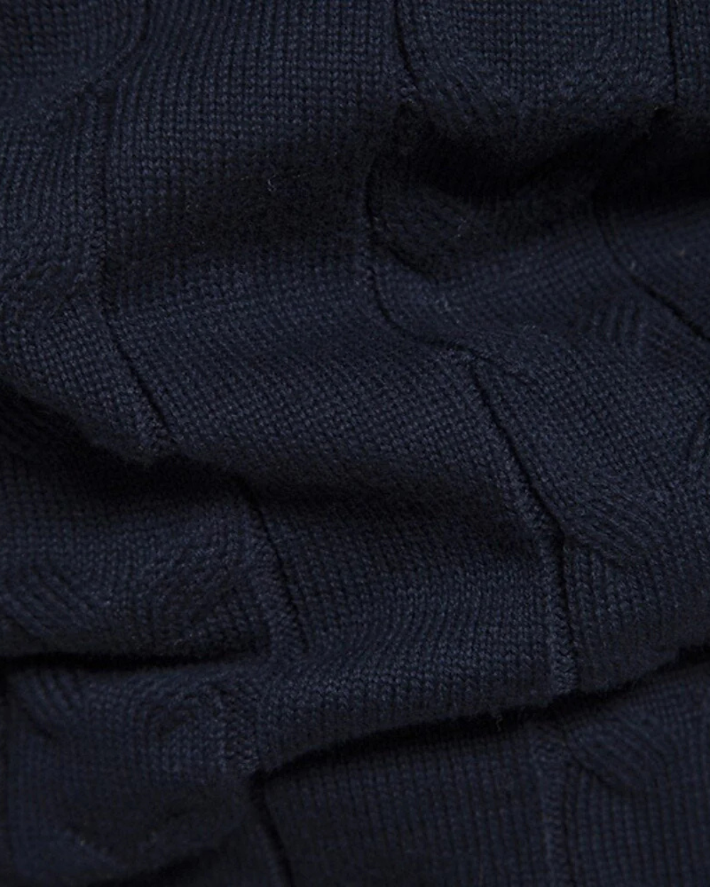 Frederico Gemusterter Baumwoll-Zip-Pullover