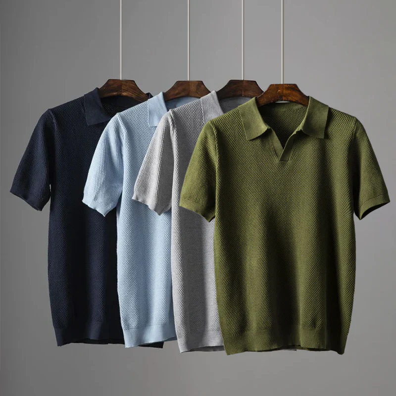 Mailand Lässiges Poloshirt