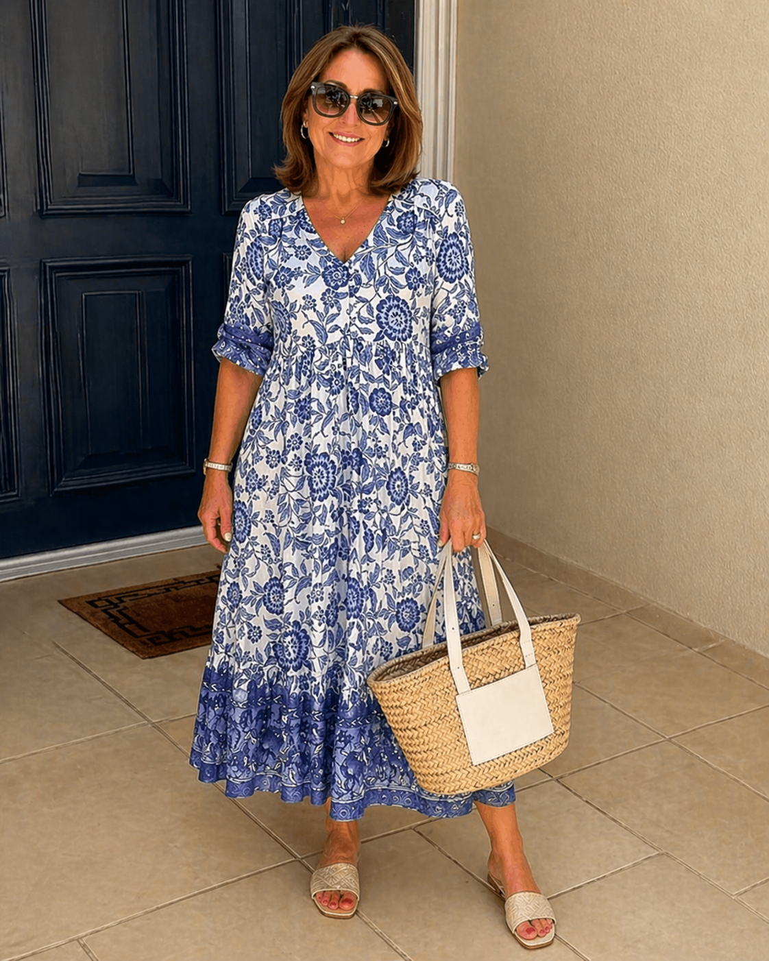 Anneliese™ | Florales Sommerkleid