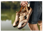 Klassische Ledersandalen