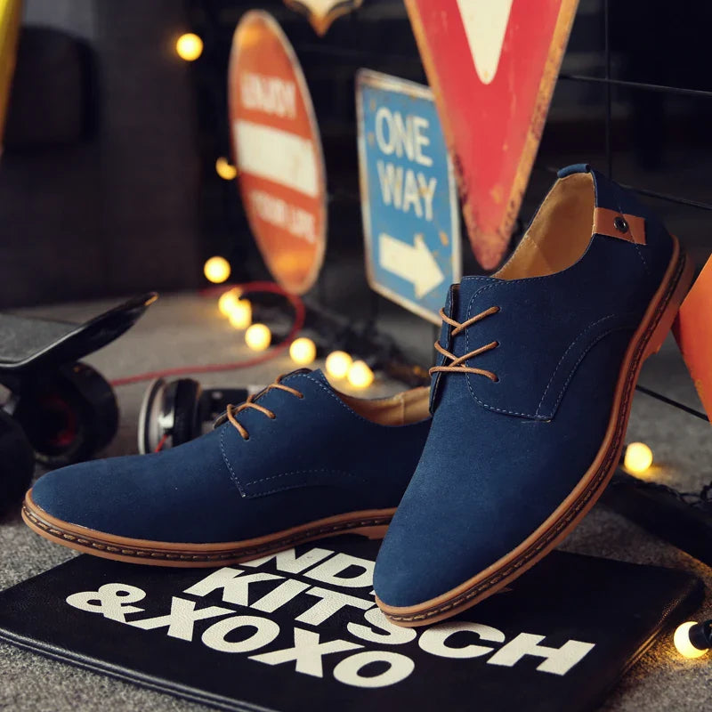 Oxford Wildleder-Businessschuhe