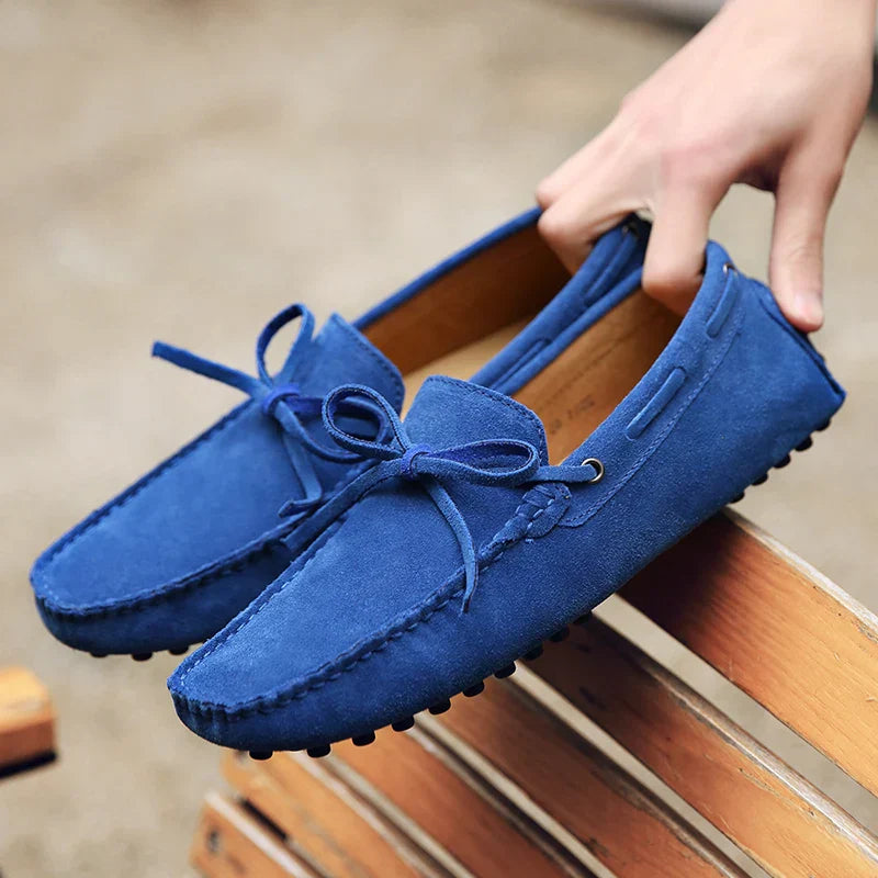 Lässige Wildleder-Sommer-Loafer