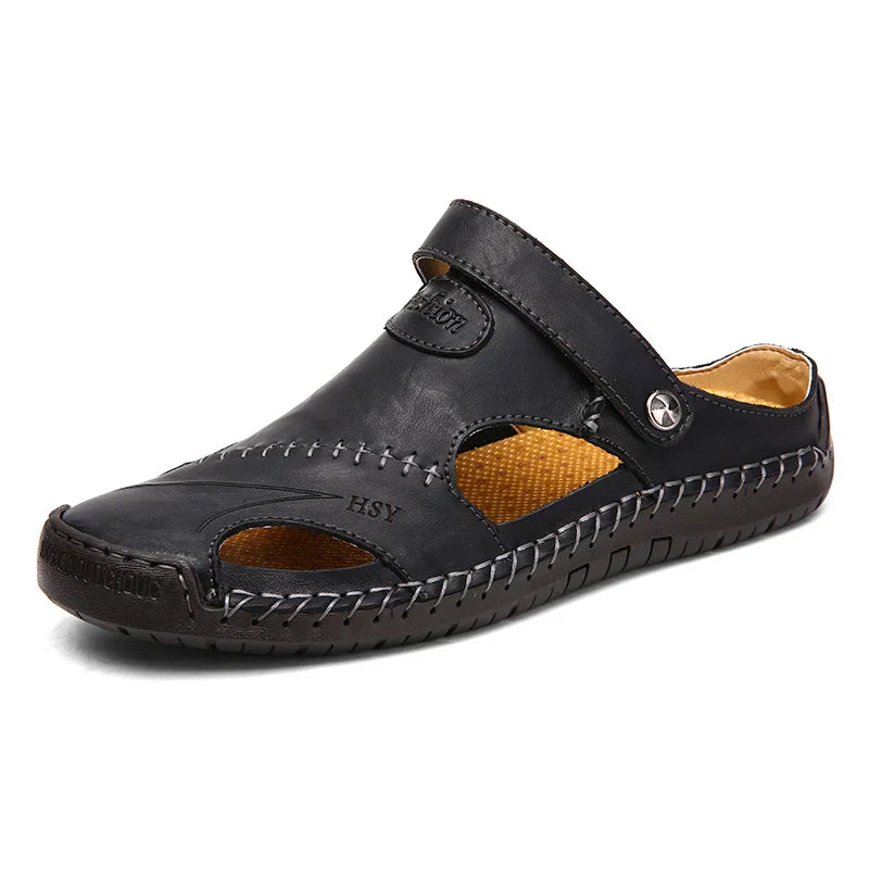 Klassische Ledersandalen