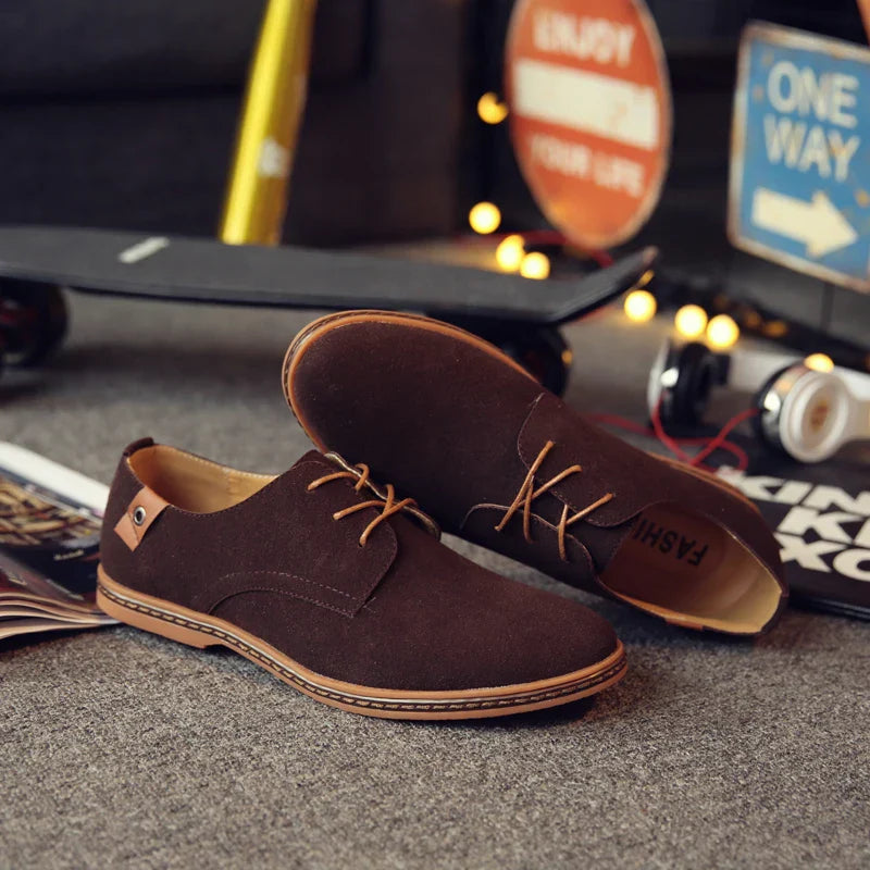 Oxford Wildleder-Businessschuhe