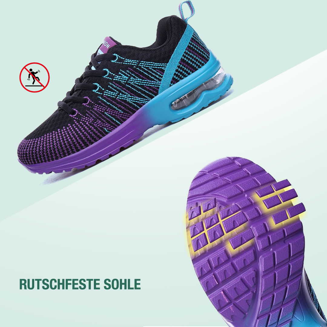 Hilda – Orthopädische Schuhe in Schwarz-Lila