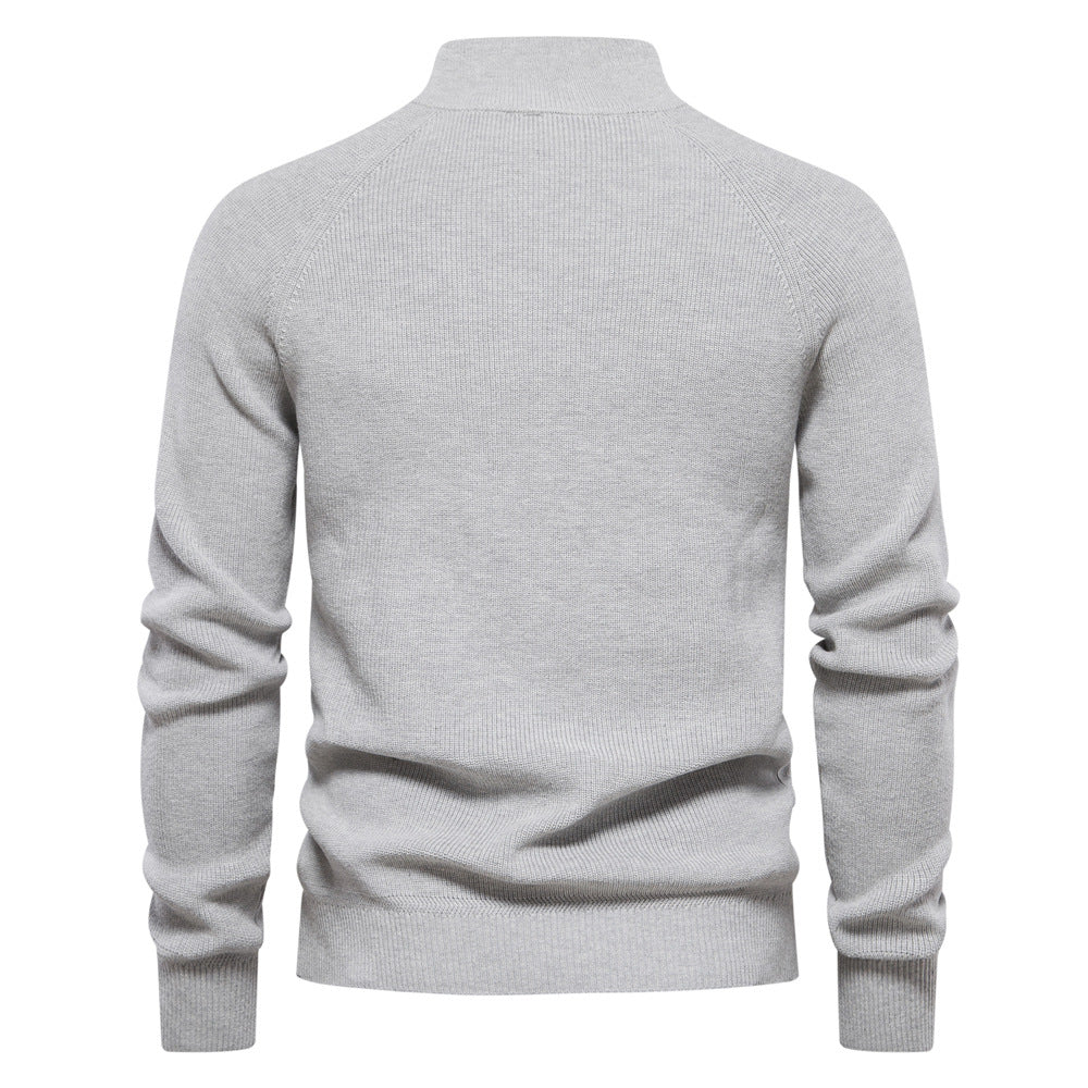 Luxuriöser Zip-Pullover