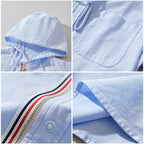 Leinen-Hoodie