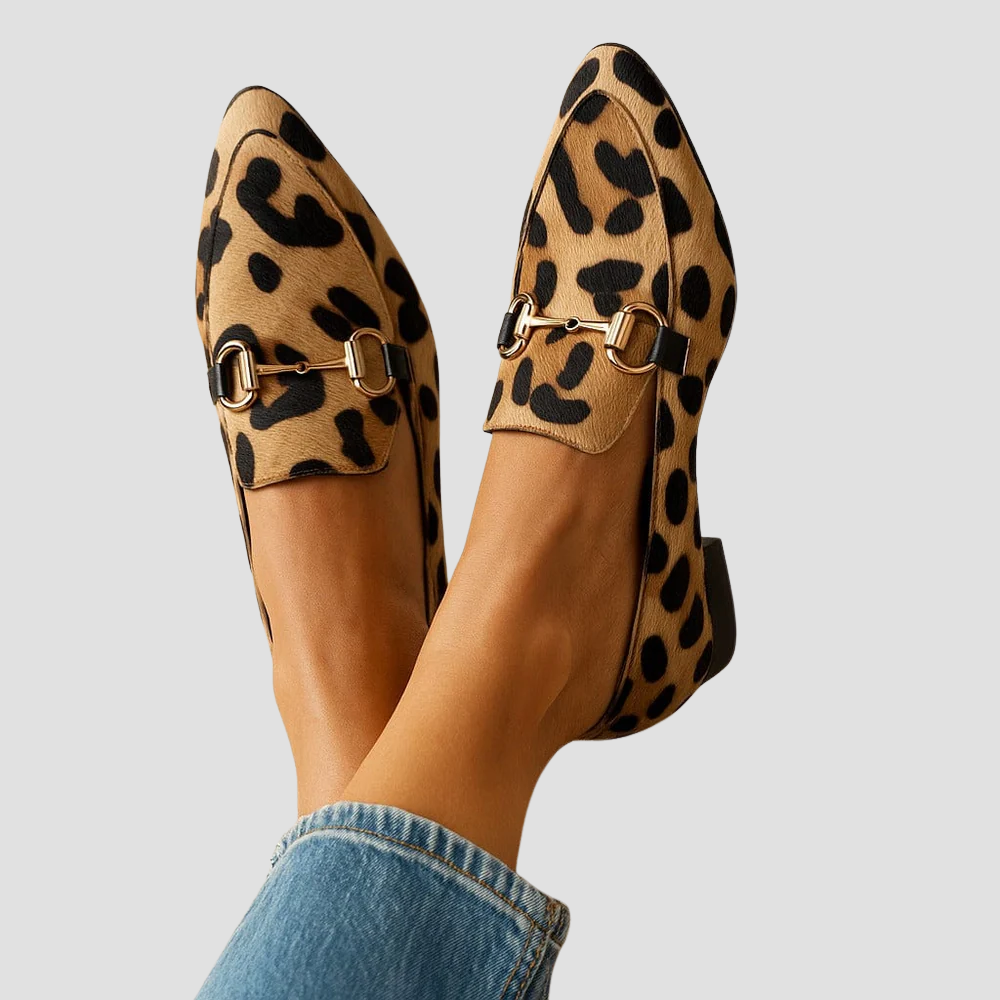 Judith™ | Loafer mit Animal-Print