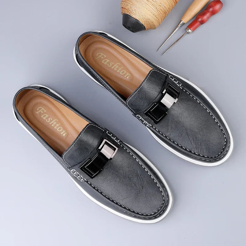 Luxuriöse Leder-Loafer
