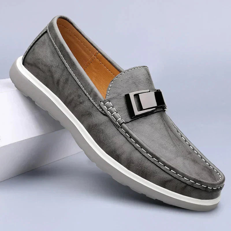 Luxuriöse Leder-Loafer