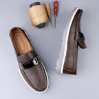 Luxuriöse Leder-Loafer