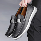 Luxuriöse Leder-Loafer