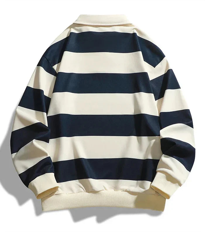 Lässiger Polo-Pullover