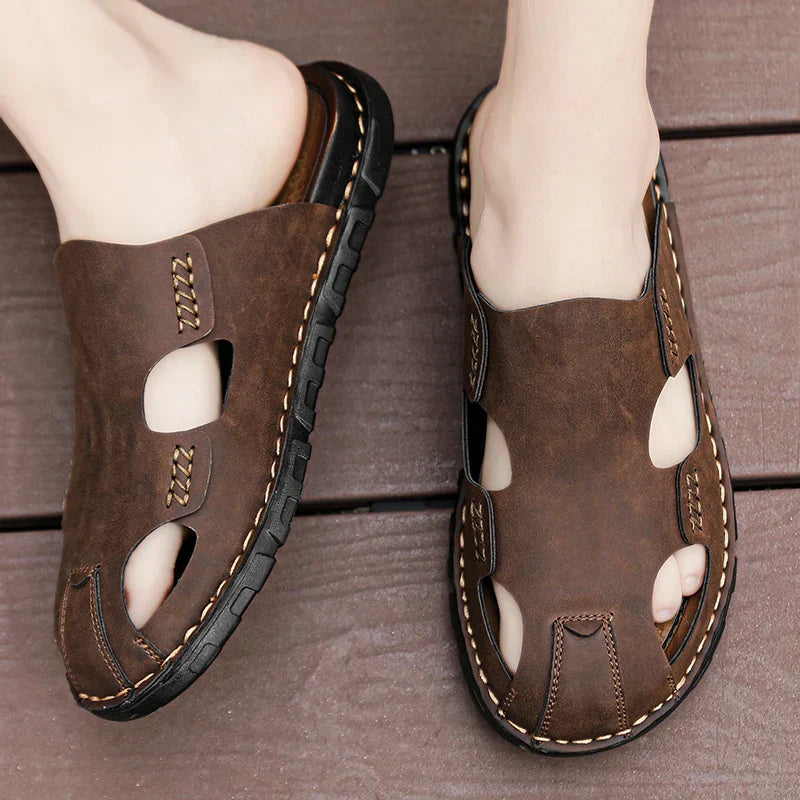 Ledersandalen