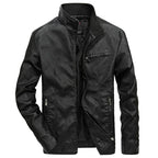 Lässige Lederjacke