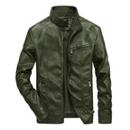 Lässige Lederjacke