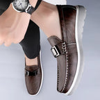 Luxuriöse Leder-Loafer