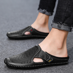 Atmungsaktive Italienische Ledersandalen