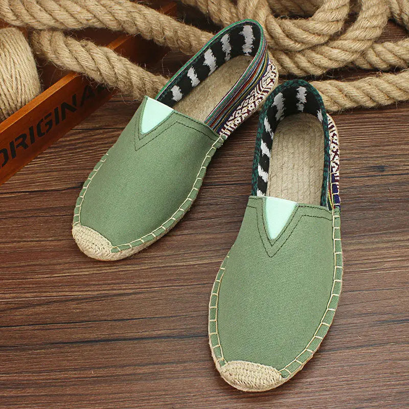Lässige Canvas-Espadrilles
