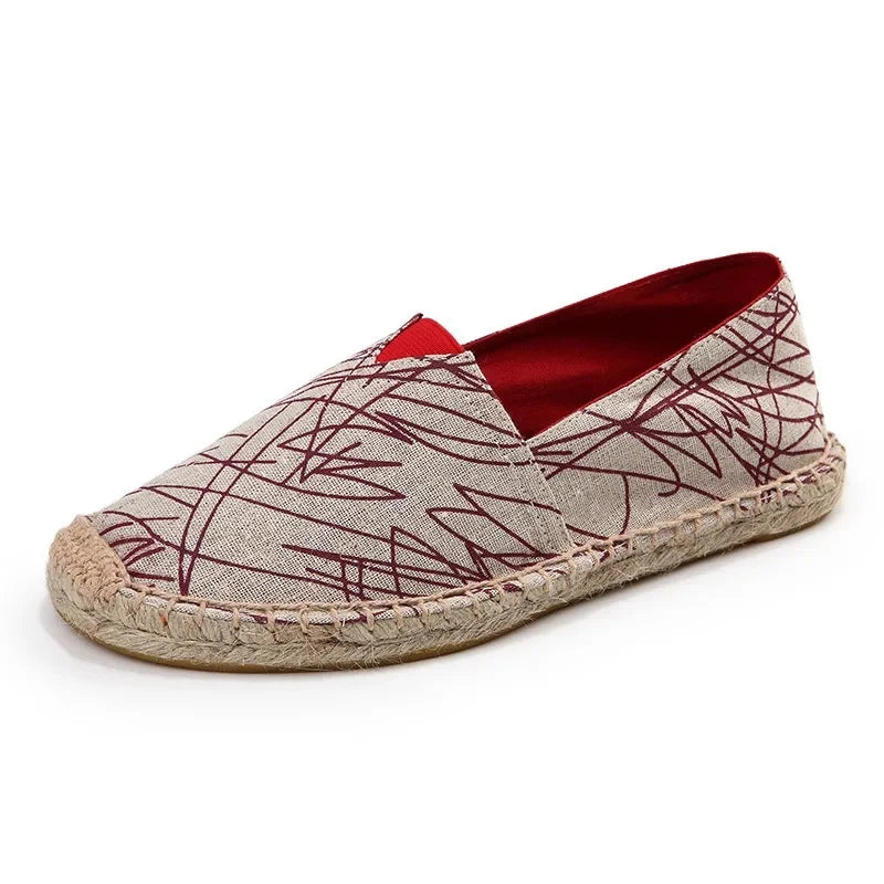 Elegante Canvas-Espadrilles