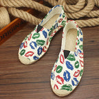 Lässige Canvas-Espadrilles