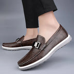 Luxuriöse Leder-Loafer
