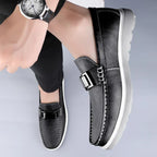 Luxuriöse Leder-Loafer
