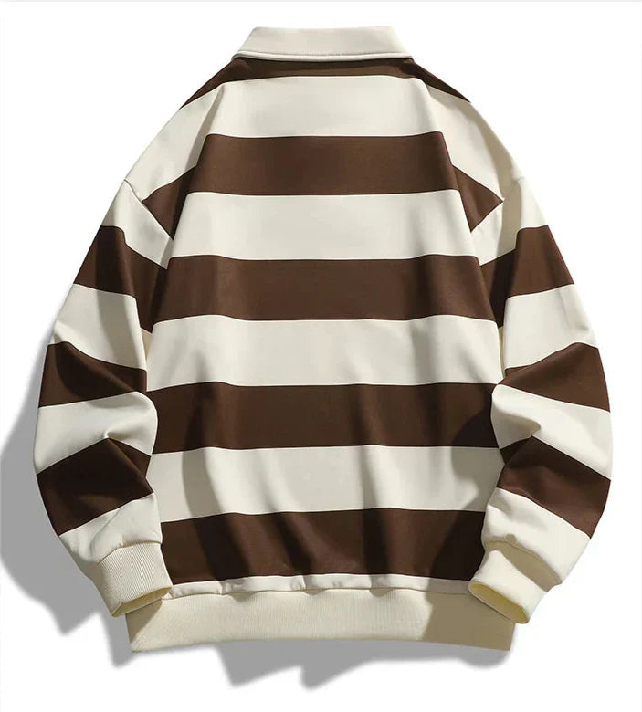 Lässiger Polo-Pullover