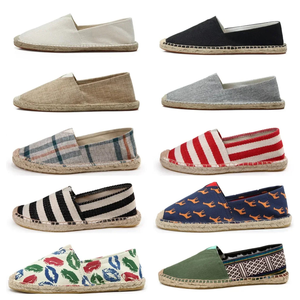 Elegante Canvas-Espadrilles