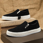 Atmungsaktive Canvas-Schuhe zum Reinschlüpfen