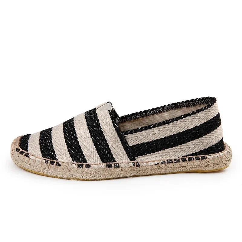 Elegante Canvas-Espadrilles