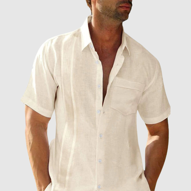 Elegantes Leinen-Sommerhemd